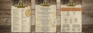 dine in menus printed by chase press in yorktown heights, ny